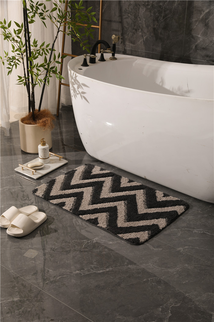 Corrugated Microfiber Absorbent Bath Mat