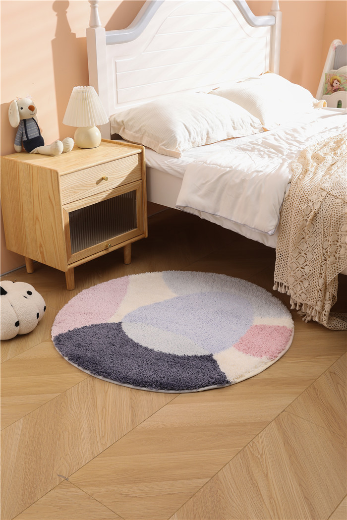 Microfiber Absorbent Bath Mat of Single needle tufted jacquard