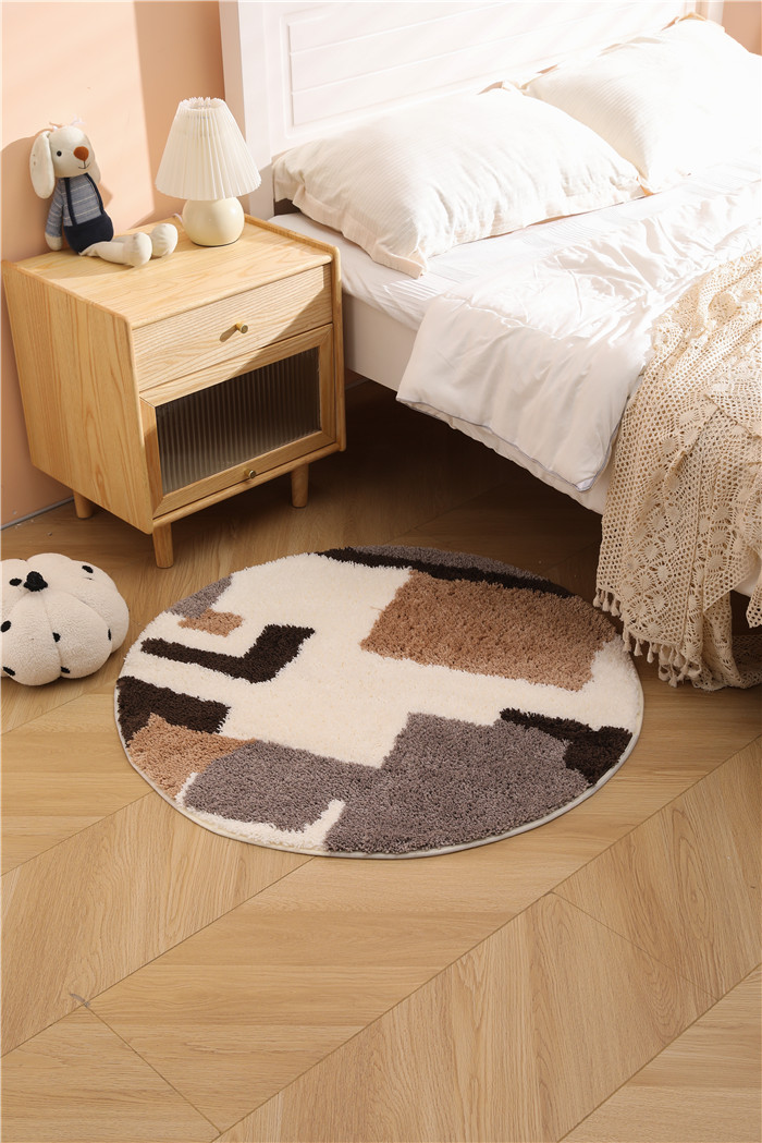 Microfiber Absorbent Bath Mat of Single needle tufted jacquard